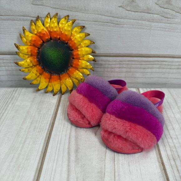 UGG Toddler Girls Fluff Yea Slippers 6C - Picture 1 of 7